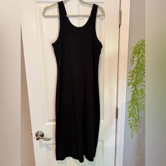 Everlane The Rib Tank Midi Dress- medium - Picture 3 of 5